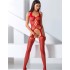 Эротический комбинезон сетка Passion BS 059 red, Цвет: красный, Размеры: S/M, изображение 2