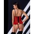 Корсет с открытой грудью Passion CHERRY CORSET, Цвет: красный, Размеры: 2XL/3XL, изображение 2