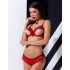 Откровенный комплект Passion CHERRY SET WITH OPEN BRA, Цвет: красный, Размеры: 2XL/3XL