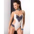 Сексуальное боди с кружевом Passion IVONE BODY, Цвет: экрю, Размеры: L/XL