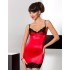 Красная сексуальная сорочка Passion POLINA CHEMISE, Цвет: красный, Размеры: S/M