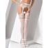 Сексуальные колготки Passion S 013 white, Цвет: белый, Размеры: S/M