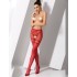 Сексуальные колготки Passion S 015 red, Цвет: красный, Размеры: S/M, изображение 2