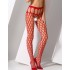 Сексуальные колготки Passion S 021 red, Цвет: красный, Размеры: S/M