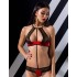 Эротический комплект Passion SCARLET BIKINI red, Цвет: красный, Размеры: 2XL/3XL