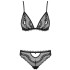 Кружевной комплект Obsessive MILLAGRO SET, Цвет: черный, Размеры: L/XL, изображение 3 Кружевной комплект Obsessive MILLAGRO SET, Цвет: черный, Размеры: L/XL, изображение 3