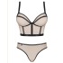 Сексуальный комплект Obsessive NUDELIA SET телесный, Цвет: телесный, Размеры: L/XL, изображение 3