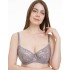Бюстгальтер с мягкими кружевными чашками Lina A 6010 чайка, Цвет: чайка, Размеры: 70E, изображение 2