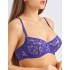 Бюстгальтер с мягкими кружевными чашками Lina A 6010 южная ночь, Цвет: южная ночь, Размеры: 75D, изображение 7
