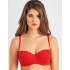 Бюстгальтер балконет анжелика Lina A 6035 красный, Цвет: красный, Размеры: 90B, изображение 5