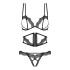 Сексуальный комплект с поясом Obsessive BRAVELLE SET, Цвет: черный, Размеры: L/XL, изображение 3 Сексуальный комплект с поясом Obsessive BRAVELLE SET, Цвет: черный, Размеры: L/XL, изображение 3