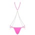 Откровенный комплект Obsessive CHAINTY SET, Цвет: розовый, Размеры: L/XL, изображение 3