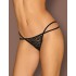 Трусики стринги Obsessive PANTHERIA, Цвет: черный, Размеры: S/M