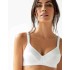 Гладкий мягкий бюстгальтер Sielei PLUS 2542 bianco, Цвет: bianco, Размеры: 95C