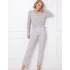 Пижамный комплект с брюками Aruelle ARIANNE, Цвет: светло-серый, Размеры: XS, изображение 2