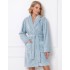 Теплый плюшевый халат Aruelle EMILY, Цвет: голубой, Размеры: XL