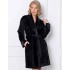 Теплый халат Aruelle ESTELLE BLACK, Цвет: черный, Размеры: XS