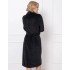 Теплый халат Aruelle KATE BLACK, Цвет: черный, Размеры: XL, изображение 2