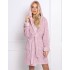Теплый халат с капюшоном Aruelle PALOMA, Цвет: розовый, Размеры: XS