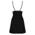 Сексуальная сорочка с трусиками Obsessive CECILLA CHEMISE, Цвет: черный, Размеры: S/M, изображение 4