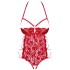 Откровенное боди Obsessive REDIOSA TEDDY, Цвет: красный, Размеры: S/M, изображение 3