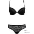 Комплект пуш-ап и бразилиана Sielei ATTRACTION 7014+7017 nero, Цвет: nero (черный), Размеры: 75B, изображение 2