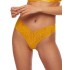 Кружевные трусы бразилиана Kinga SUNKISS 851/3-B, Цвет: желтый, Размеры: L