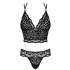 Соблазнительный комплект Obsessive GIULLY SET, Цвет: черный, Размеры: L/XL, изображение 3