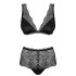 Соблазнительный комплект Obsessive KLARITA SET, Цвет: черный, Размеры: L/XL, изображение 3