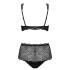 Соблазнительный комплект Obsessive KLARITA SET, Цвет: черный, Размеры: L/XL, изображение 4