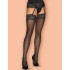 Чулки под пояс Obsessive KLARITA STOCKINGS, Цвет: черный, Размеры: S/M, изображение 2