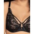 Кружевной мягкий бюстгальтер с подкроем Ava YUCCA 1938 M черный, Цвет: черный, Размеры: 70J, изображение 4