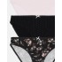 Комплект хлопковых трусов Esotiq PANTIES 39411 MIA-MIA (3 шт) светло-розовый+черный, Цвет: светло-розовый+черный, Размеры: L, изображение 2