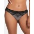 Трусы стринги Esotiq RAMONA 38681, Цвет: черный с бежевым, Размеры: S