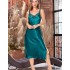 Длинная ночная сорочка шелк Mia-Amore EMERALD 3788, Цвет: изумрудный, Размеры: L