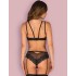 Сексуальный комплект Obsessive ALLASTIA SET, Цвет: черный, Размеры: L/XL, изображение 2