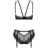 Сексуальный комплект Obsessive ALLASTIA SET, Цвет: черный, Размеры: L/XL, изображение 4