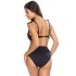 Черный купальник с высокими плавками Lorin L2416/2, Цвет: черный, Размеры: 70C, изображение 2