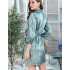 Атласный халат-рубашка Mia-Amore FLORENTINA 7117, Цвет: фисташковый, Размеры: XL, изображение 2