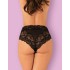 Высокие кружевные трусики Obsessive ELIZENES PANTIES, Цвет: черный, Размеры: S/M, изображение 2 Высокие кружевные трусики Obsessive ELIZENES PANTIES, Цвет: черный, Размеры: S/M, изображение 2