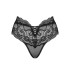 Высокие кружевные трусики Obsessive ELIZENES PANTIES, Цвет: черный, Размеры: S/M, изображение 3 Высокие кружевные трусики Obsessive ELIZENES PANTIES, Цвет: черный, Размеры: S/M, изображение 3