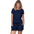 Топ и шорты из трикотажной вискозы Nipplex MARGOT PAJAMAS темно-синий, Цвет: темно-синий, Размеры: L