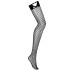 Чулки под пояс Obsessive S818 STOCKINGS, Цвет: черный, Размеры: S/M, изображение 4