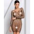 Эротическое платье сетка Passion BS 093 black, Цвет: черный, Размеры: S/M