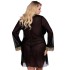 Прозрачный пеньюар Gorgeous MARCIANA ROBE, Цвет: черный, Размеры: 5XL/6XL, изображение 2