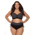 Раздельный купальник с уплотненной чашкой Lorin L2400/2 BIG, Цвет: черный, Размеры: 75E