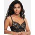 Кружевной бюстгальтер балконет пуш-ап Esotiq ANGELICA 39122 черный+телесный, Цвет: черный+телесный, Размеры: 65D