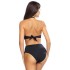 Купальник бандо с высокими плавками Lorin L2442/2, Цвет: черный, Размеры: 70B, изображение 2