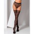 Эротические колготки Passion S 003 BLACK, Цвет: черный, Размеры: UN