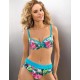 Раздельный купальник с чашкой пуш-ап  Aquarilla 203 SASSARI/19 лазурный, Цвет: лазурный, Размеры: M
